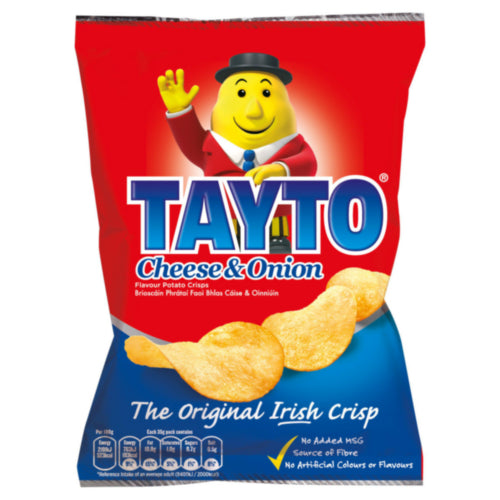 Tayto Cheese & Onion Crisps 50 x 35g
