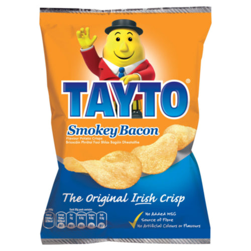Tayto Smokey Bacon Crisps 50 x 35g