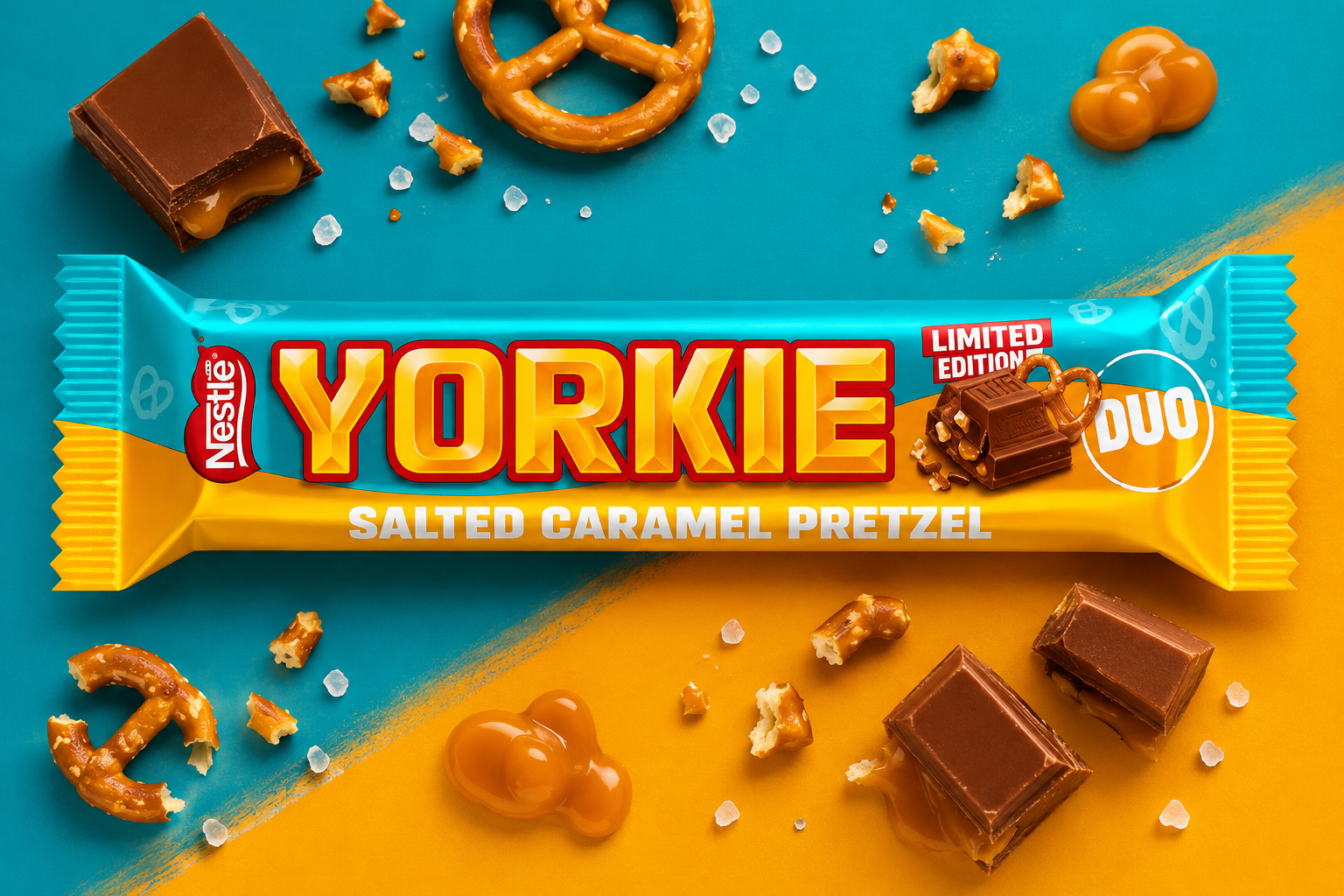 Yorkie Salted Caramel Pretzel Duo – A Bold New Twist On A Classic