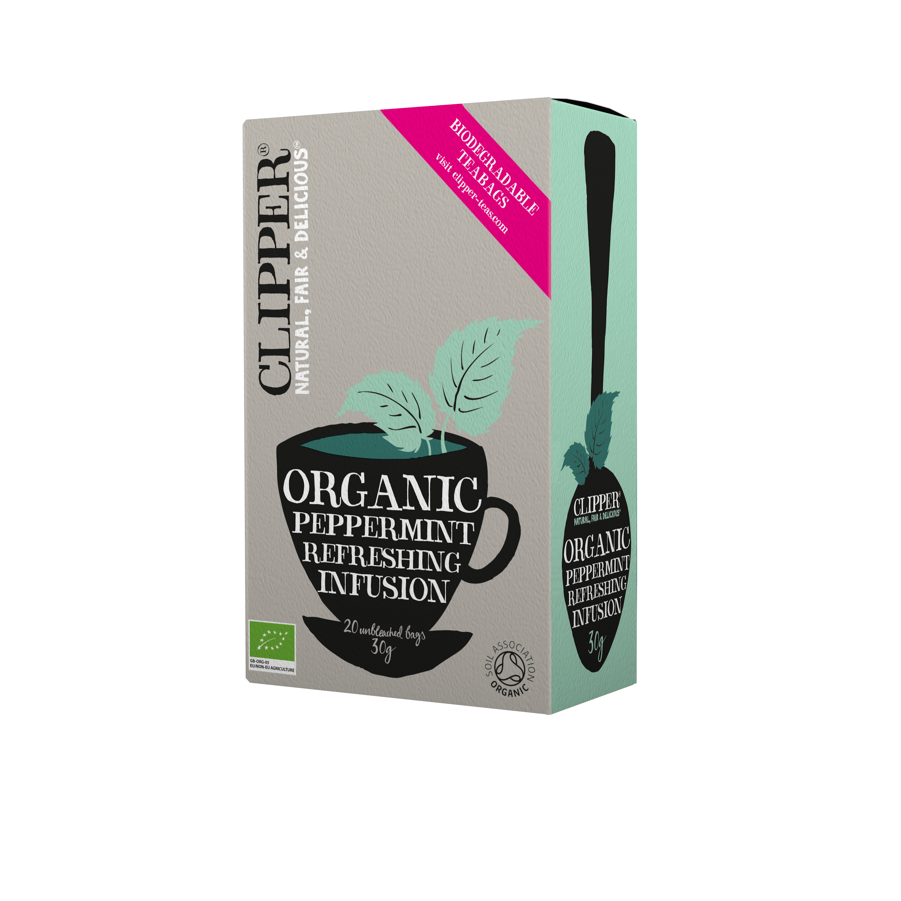 Peppermint Teabags (Org) 10787A Default Title / Case-6x20Bags