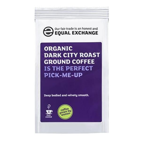Equal Exchange Dark Roast and Ground Coffee 8 x 200g