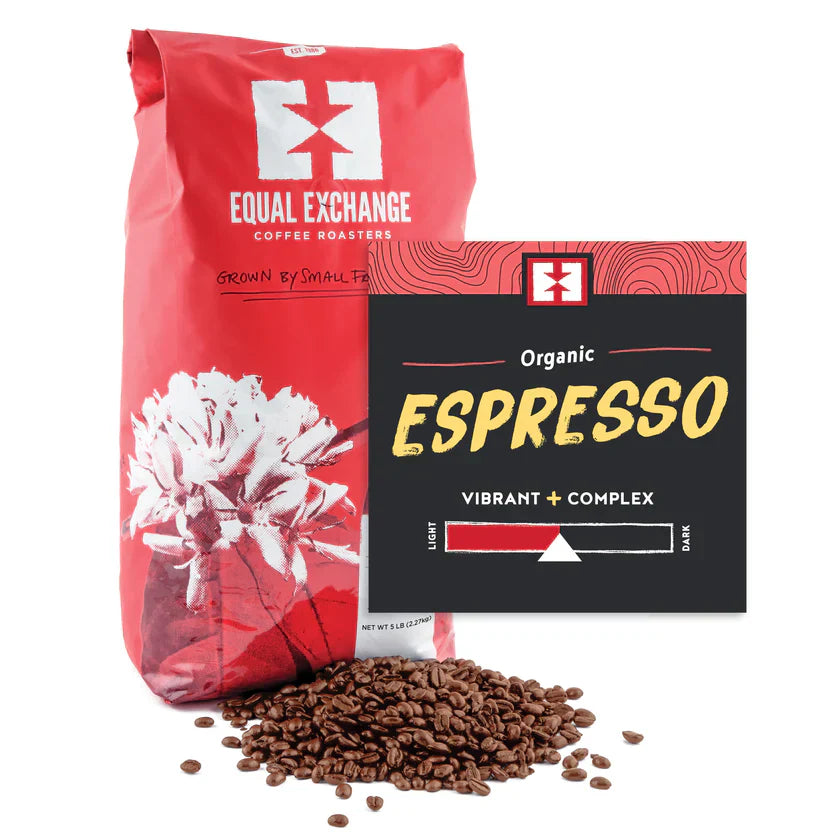 Equal Exchange Espresso Whole Beans Catering 6 x 1kg