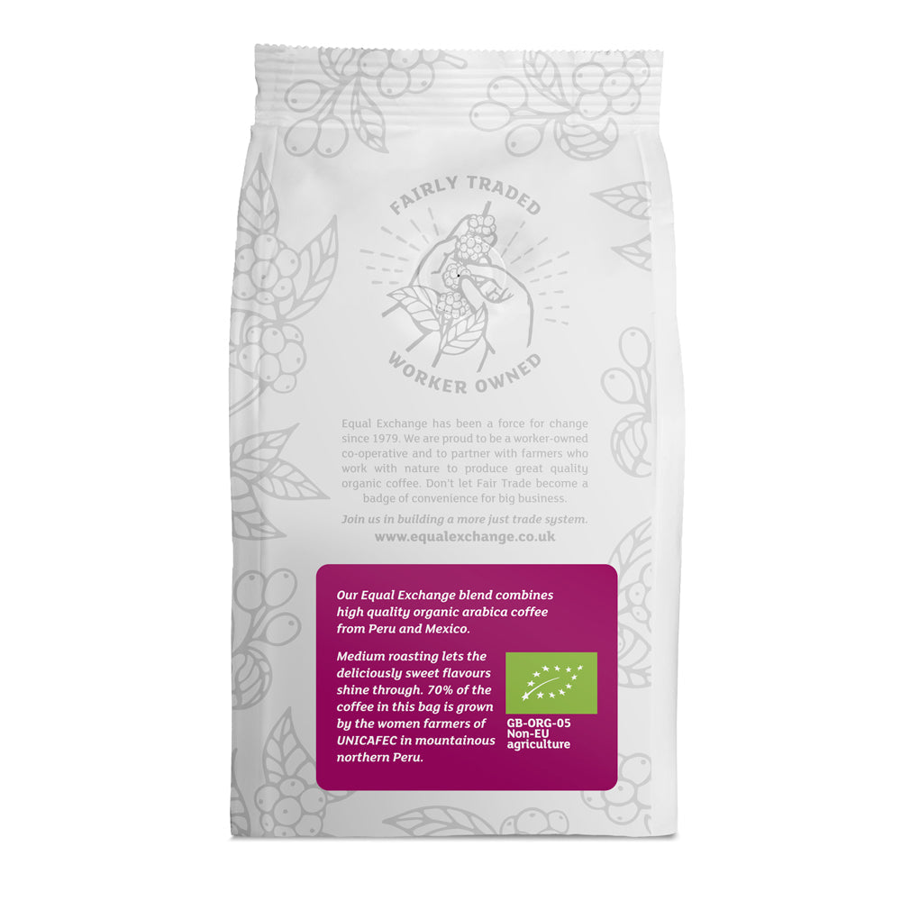 Equal Exchange Medium Roast and Ground Coffee 8 x 200g