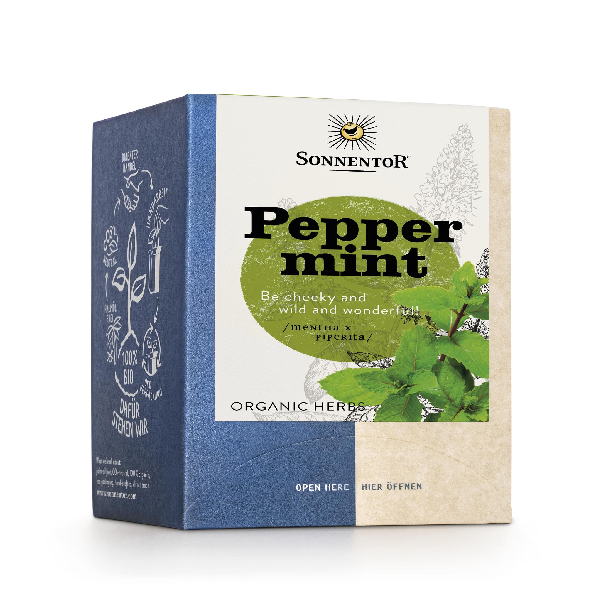 Sonnentor Organic Peppermint Loose Leaf Tea 6 x 50g
