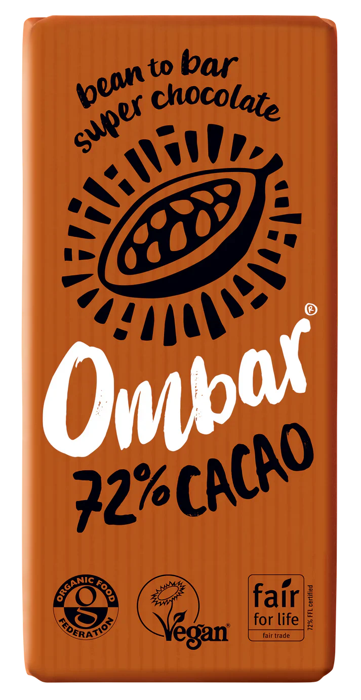 Ombar 72% Cacao Bar 10 x 70g