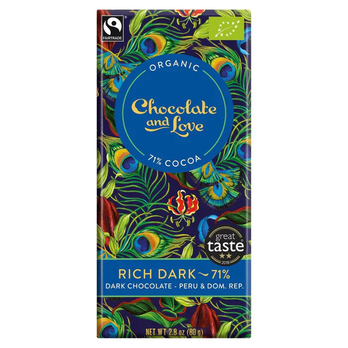 Chocolate & Love Chocolat noir intense 14 x 80g