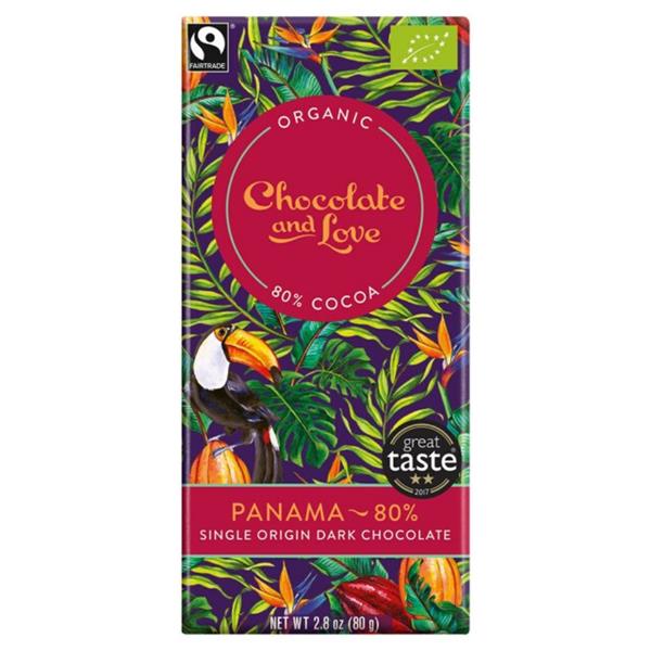 Chocolate & Love Tablette de Chocolat Panama 14 x 80g