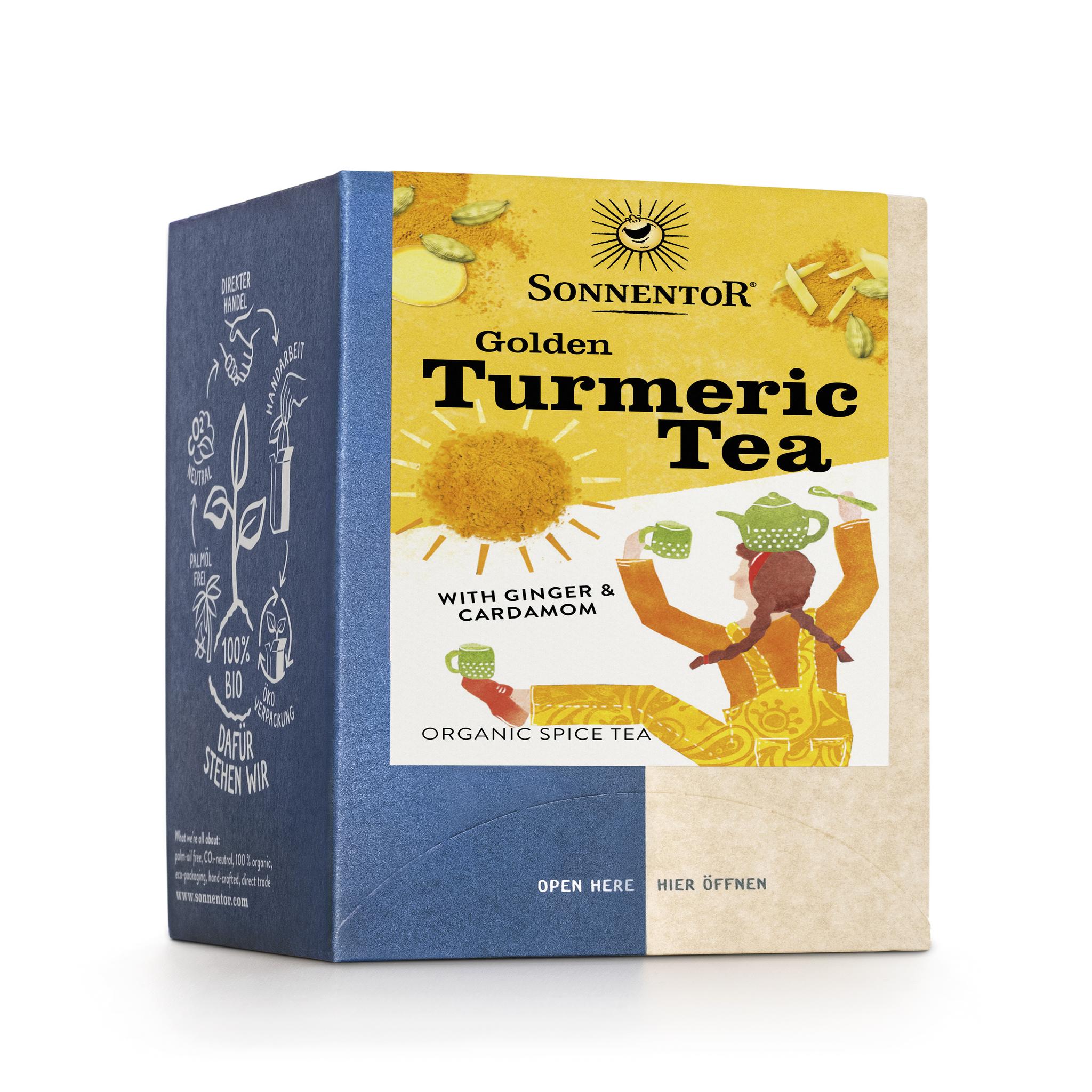 Sonnentor Bio-Kurkuma-Tee, 6 x 18 Beutel