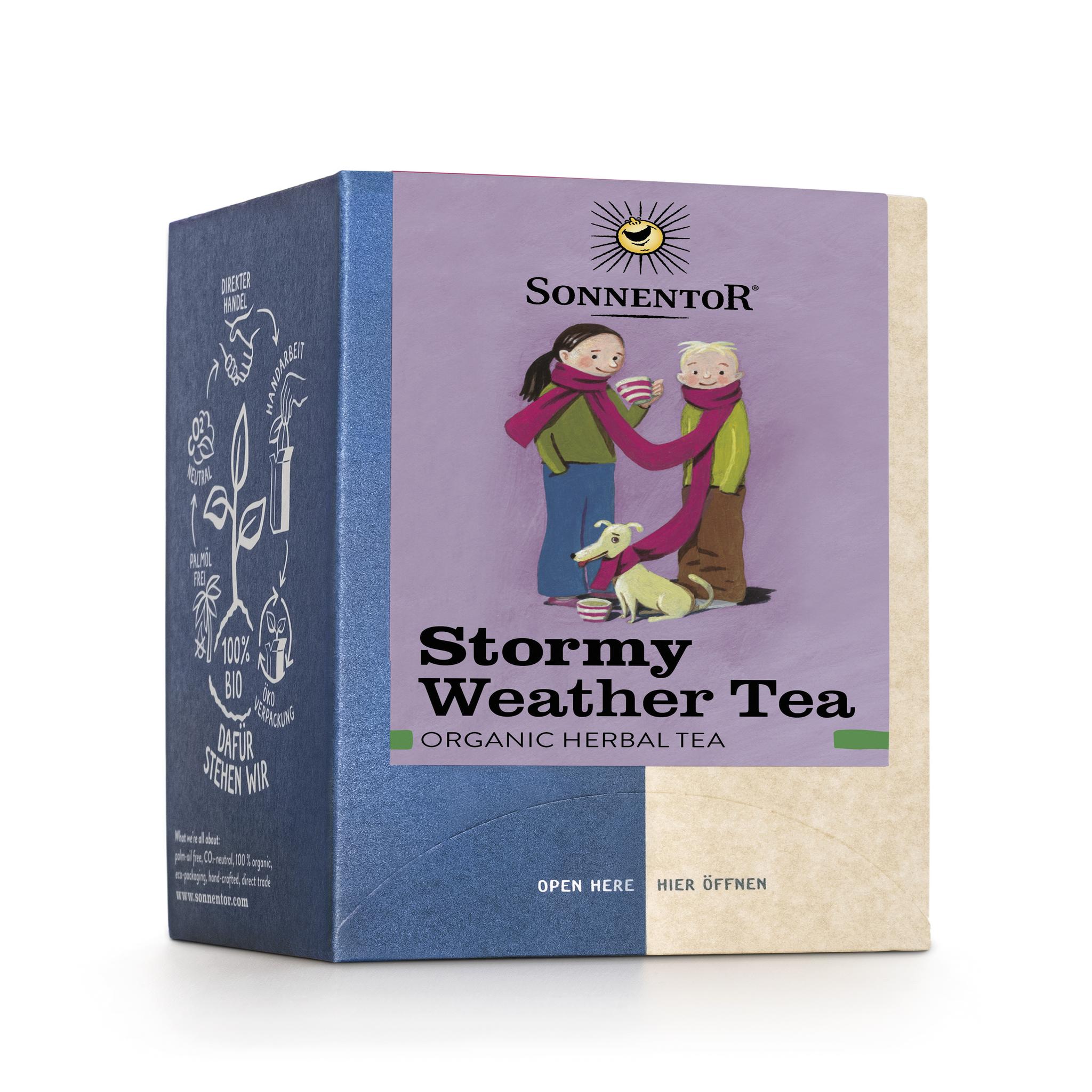 Sonnentor Bio-Kräutertee „Stürmisches Wetter“, 6 x 18 Beutel