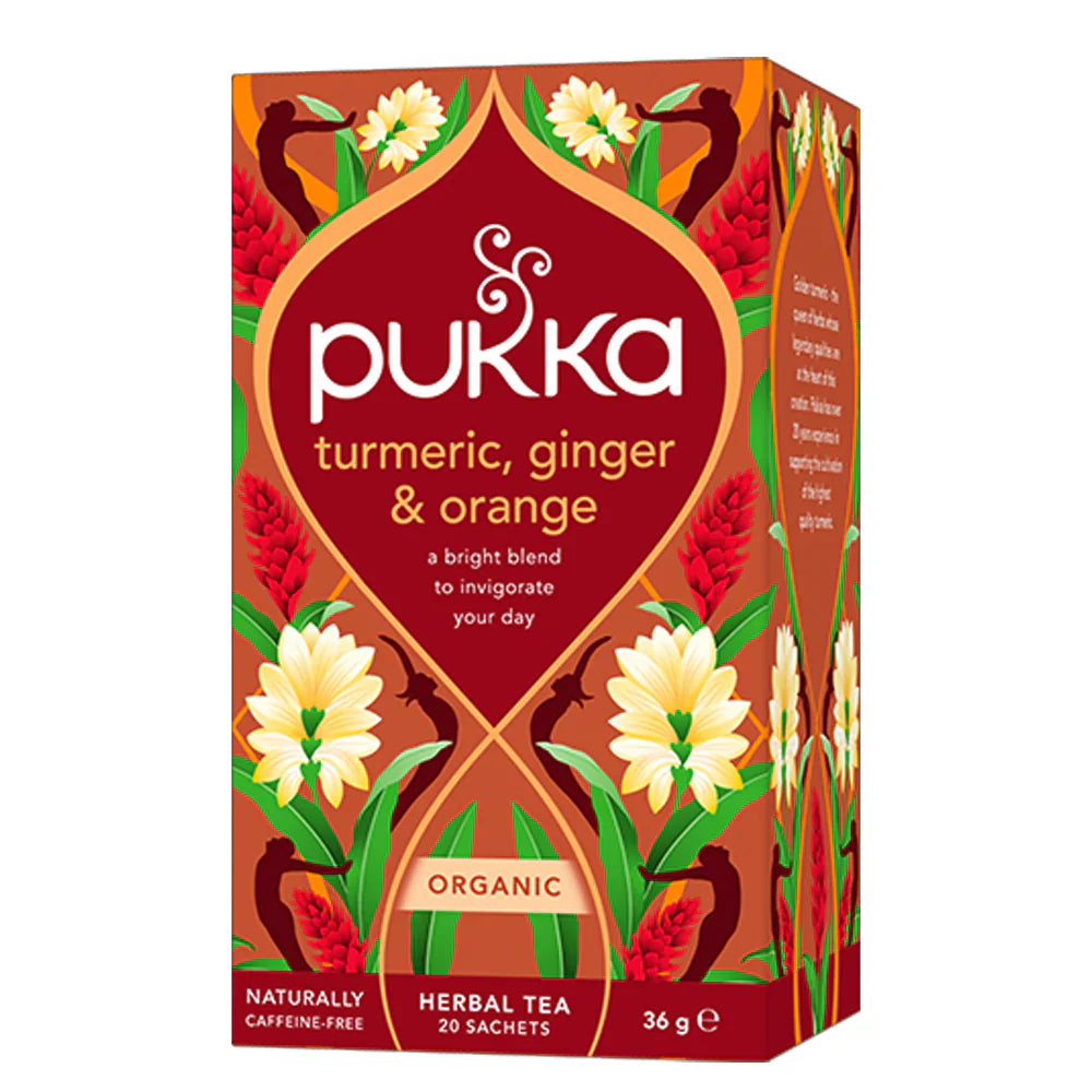 Pukka Turmeric, Ginger & Orange Tea 4 x 20 Bags