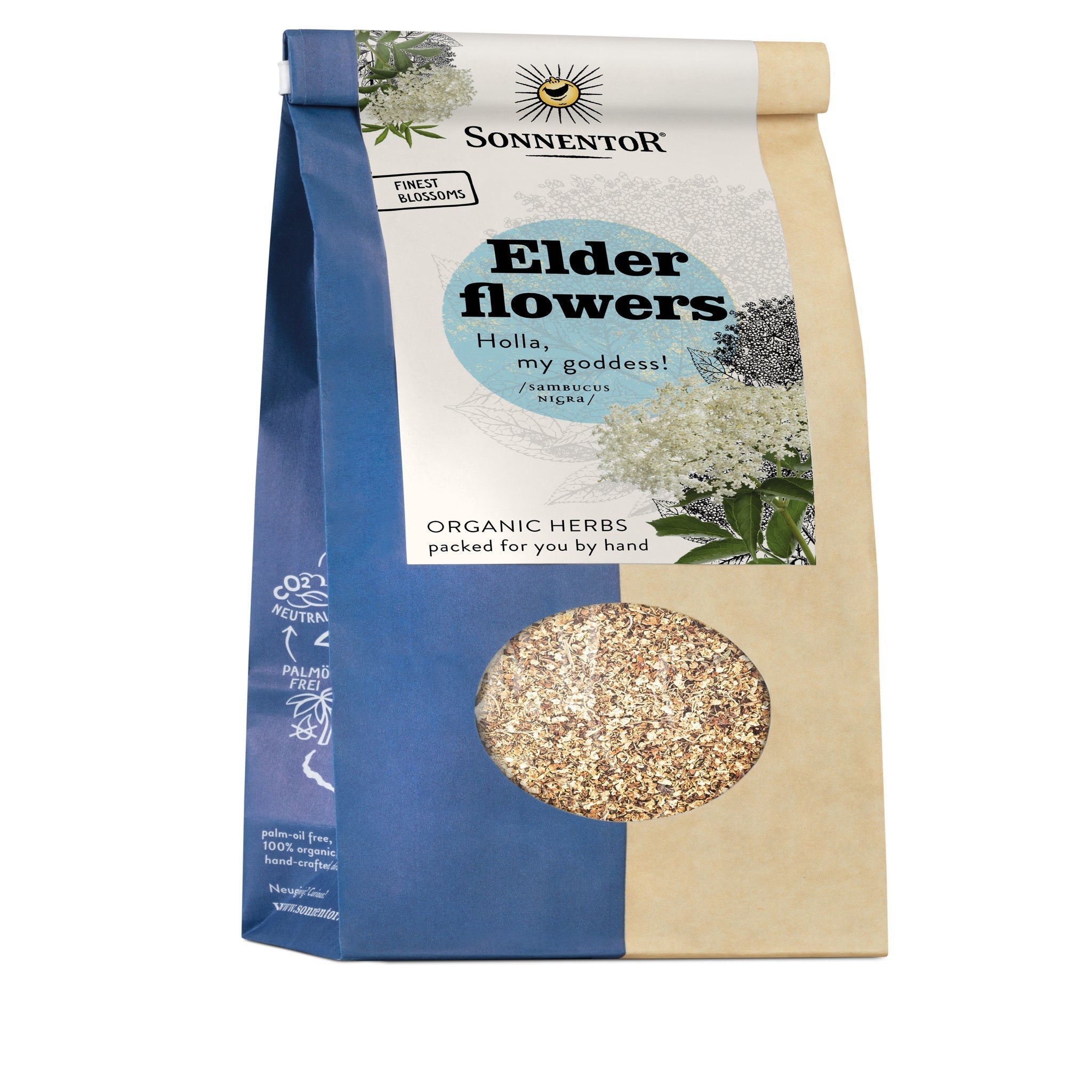 Sonnentor Bio-Holunderblütentee, lose Blätter, 6 x 80 g