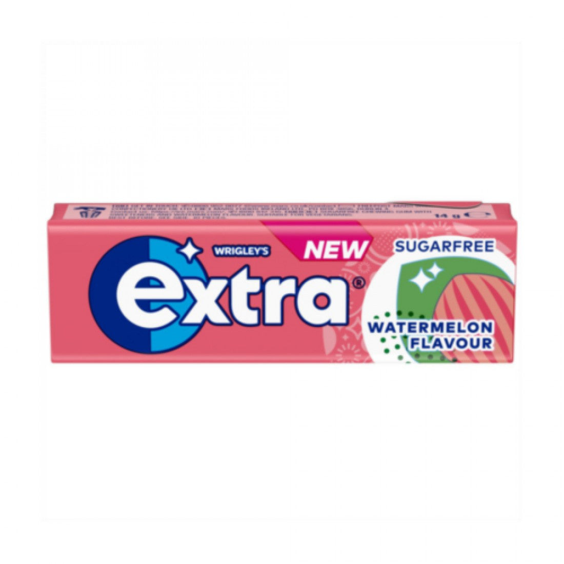 Chewing-gum sans sucre Wrigley's Extra Pastèque 30 x 14g