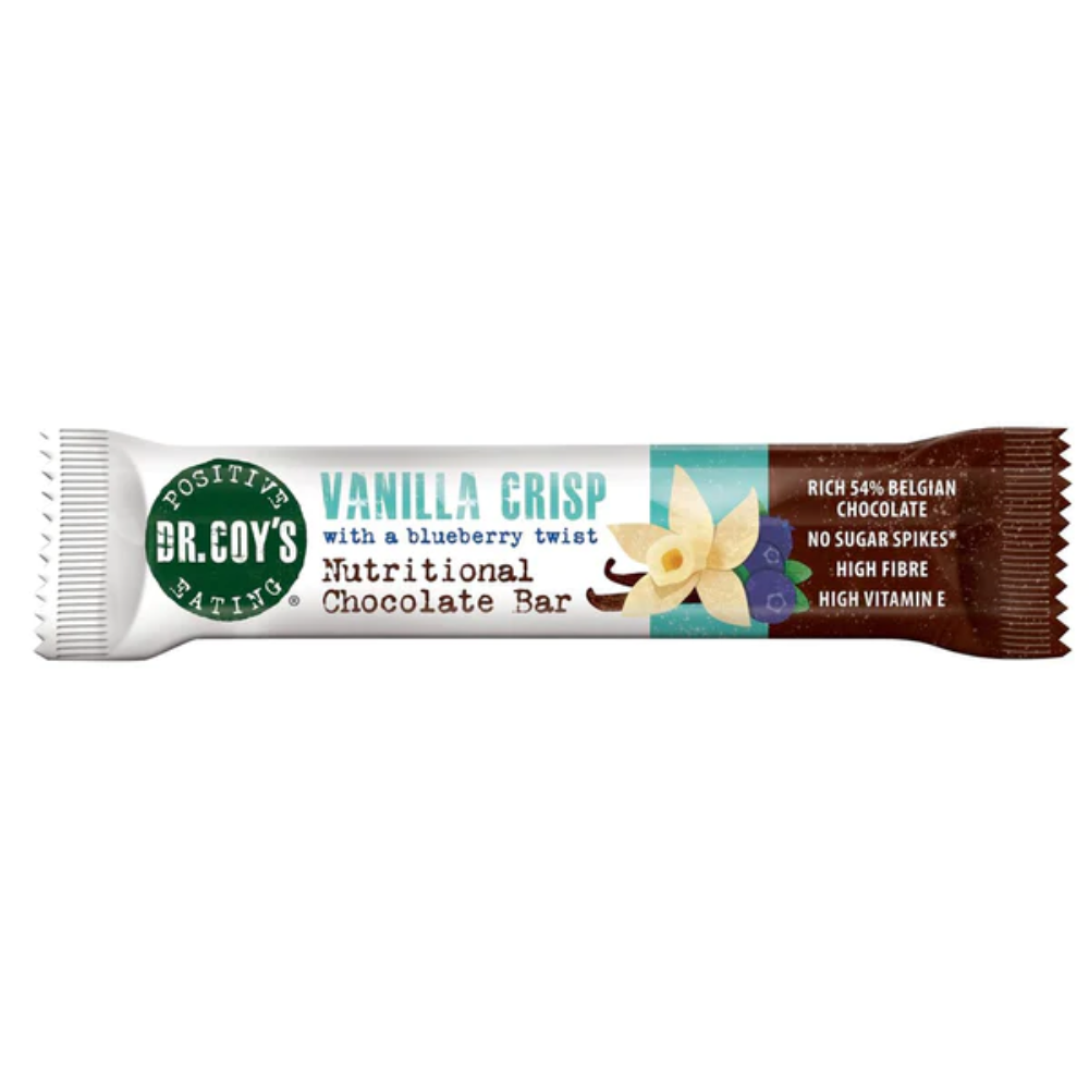 Dr Coy's Vanilla Crisp Chocolate Bar 20 x 35g
