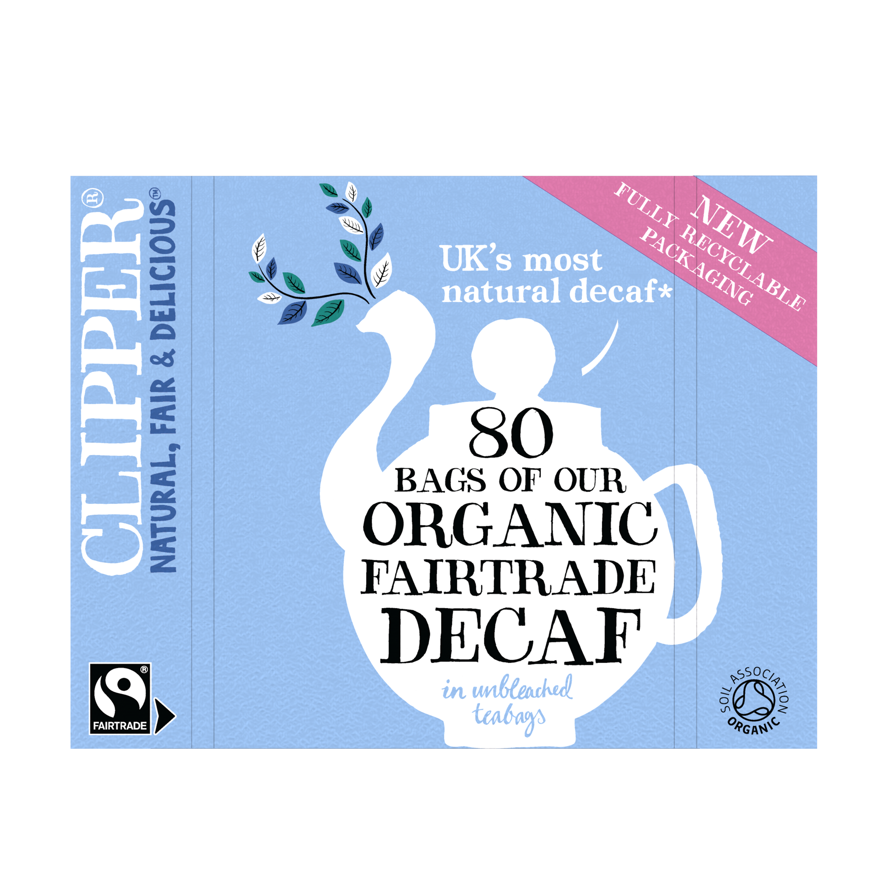 Decaf (Org) 80 Bags 45092A Default Title / Case-4x80Bags