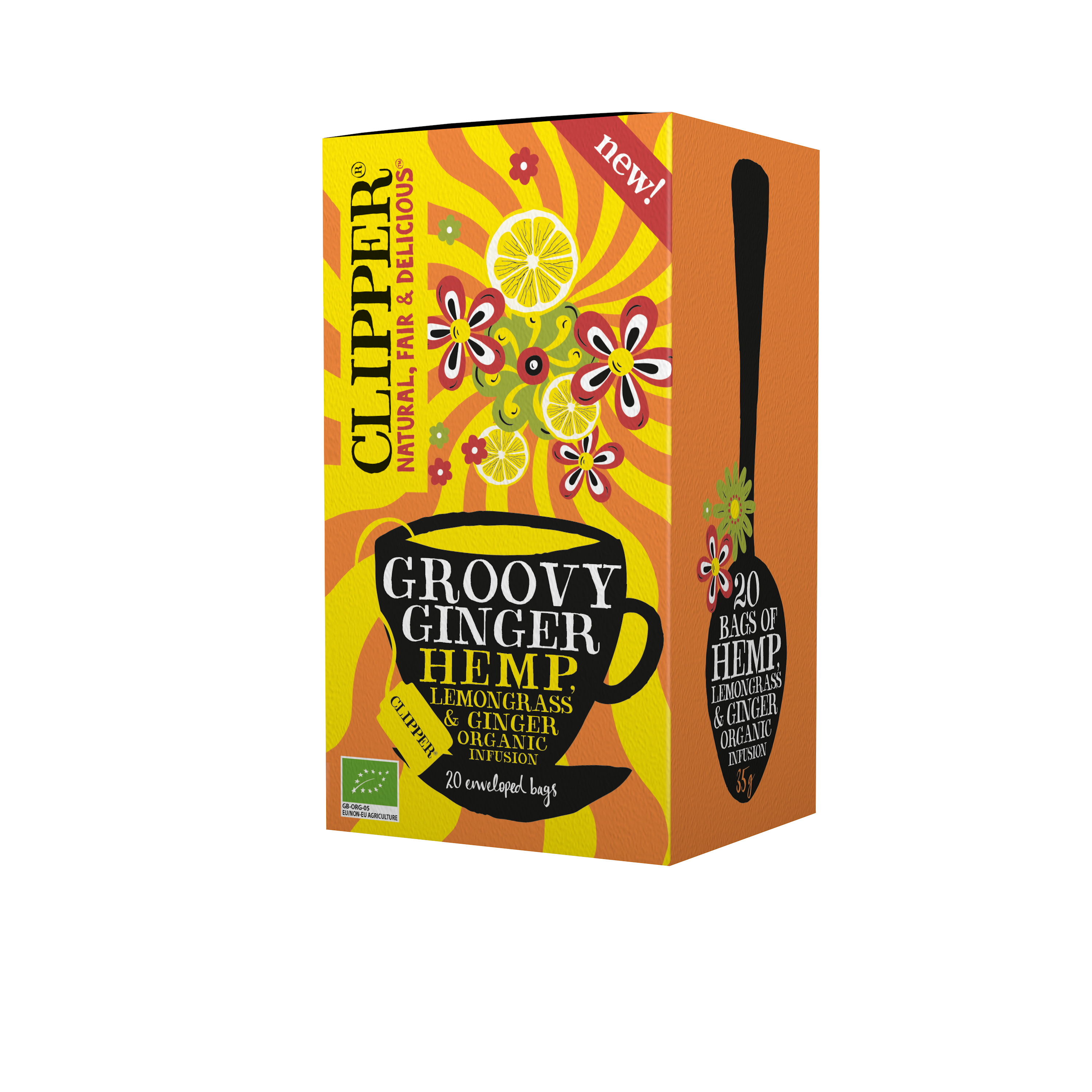 Groovy Ginger (Org) 46900A Default Title / Case-4x20Bags