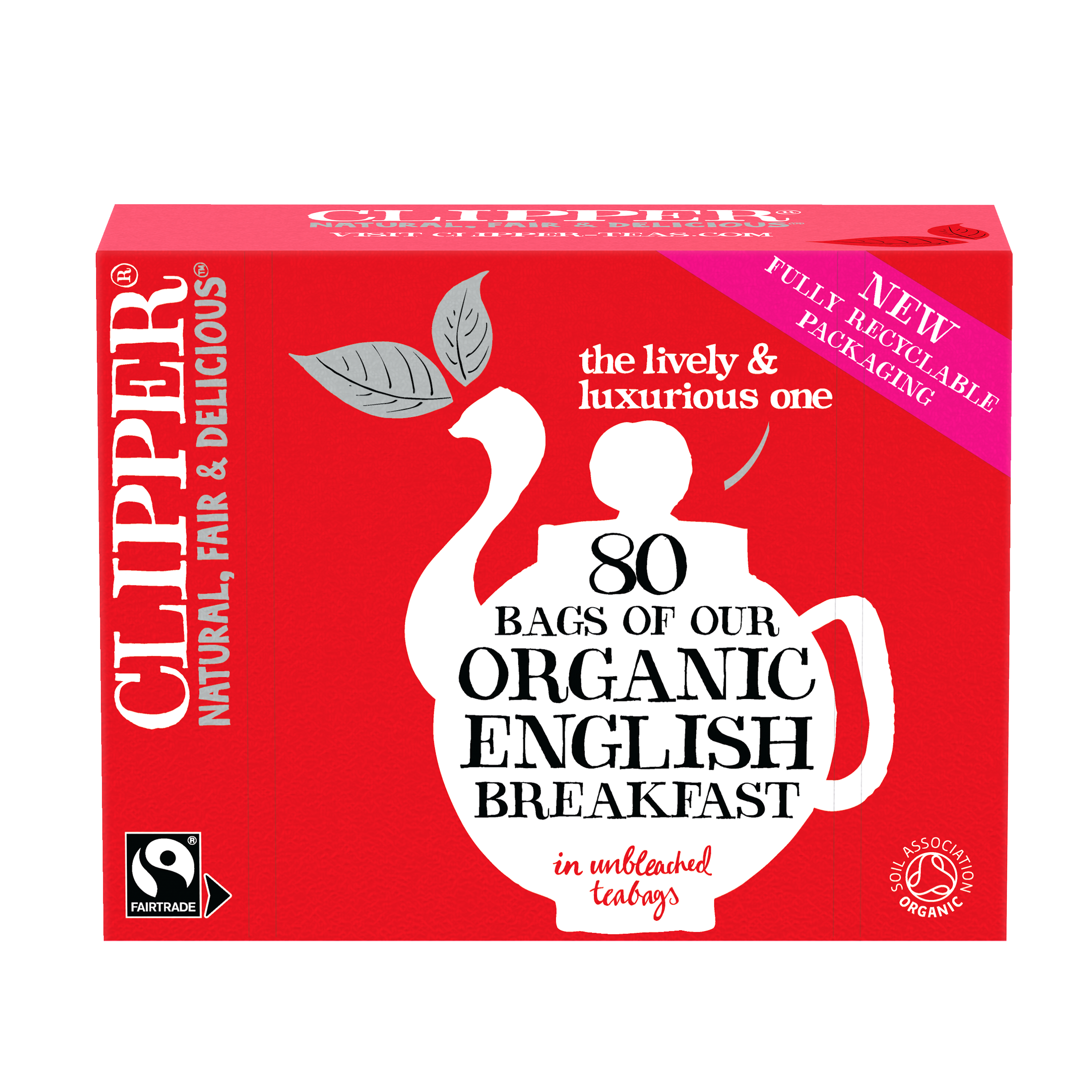English Breakfast FT (Org) 47637A Default Title / Case-4x80Bags