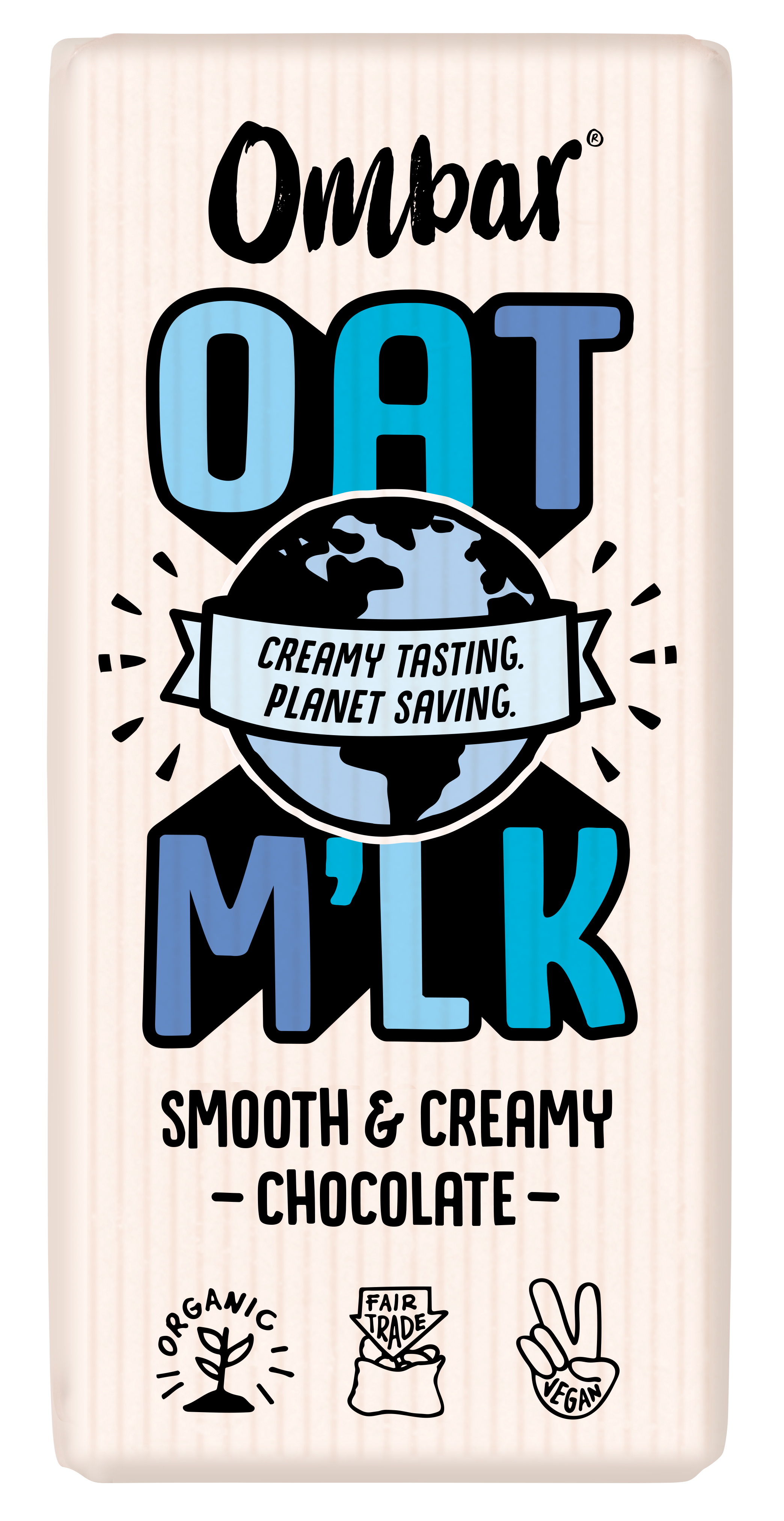 Ombar Oat M'lk Chocolate Bar 10 x 70g