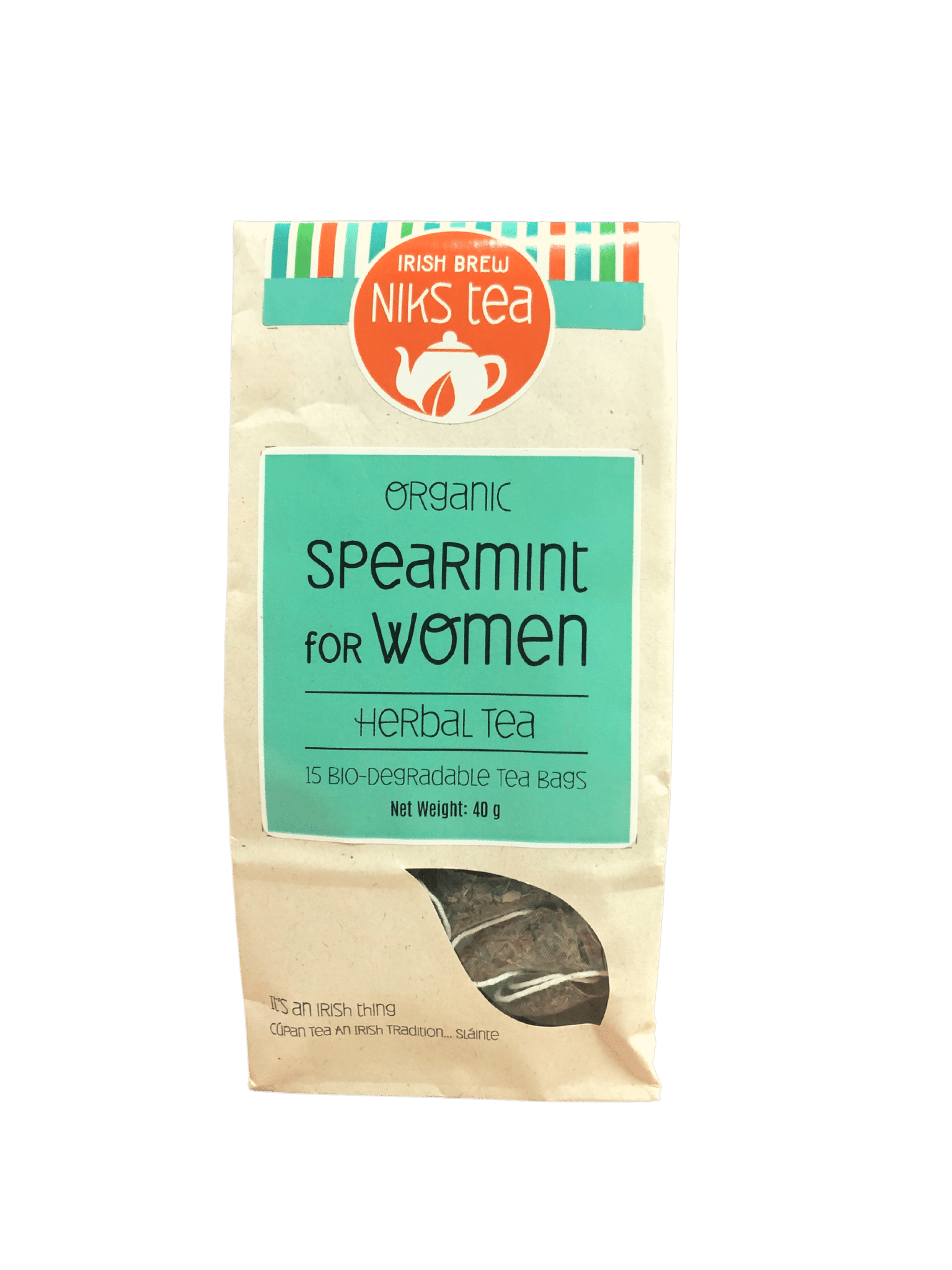 Spearmint Tea Bags (Org) 48491A Sgl-15Bags