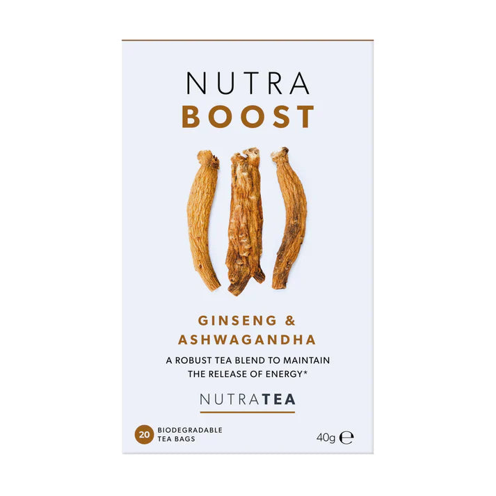 NutraTea Nutra Boost Ginseng & Ashwagandha Tee 20 Beutel
