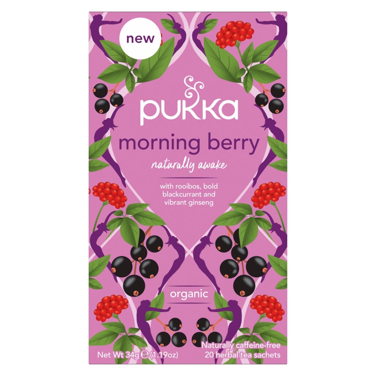 Pukka Morning Berry Tea 4 x 20 bags