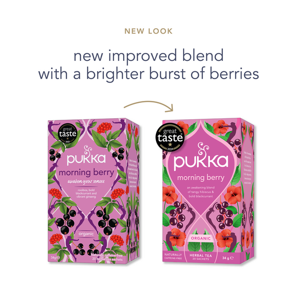 Pukka Morning Berry Tea 4 x 20 bags