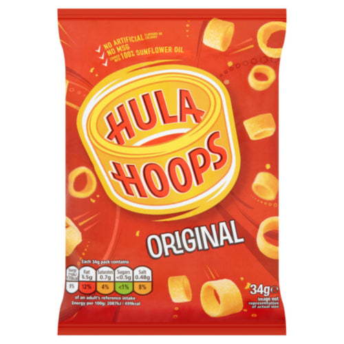 Hula Hoops Original 32 x 34g