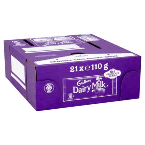 Cadbury Dairy Milk Naturtafel 21 x 110 g