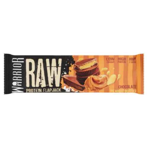 Warrior Raw Chocolate Peanut Butter Flapjack 12 x 75g