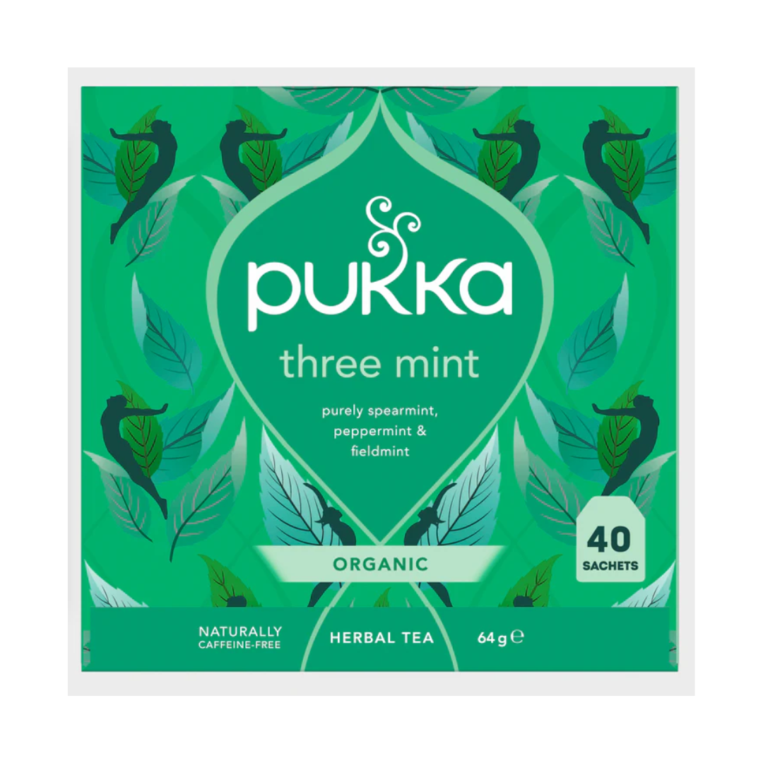 Pukka Herbs Three Mint Tea 4 x 40 Bags
