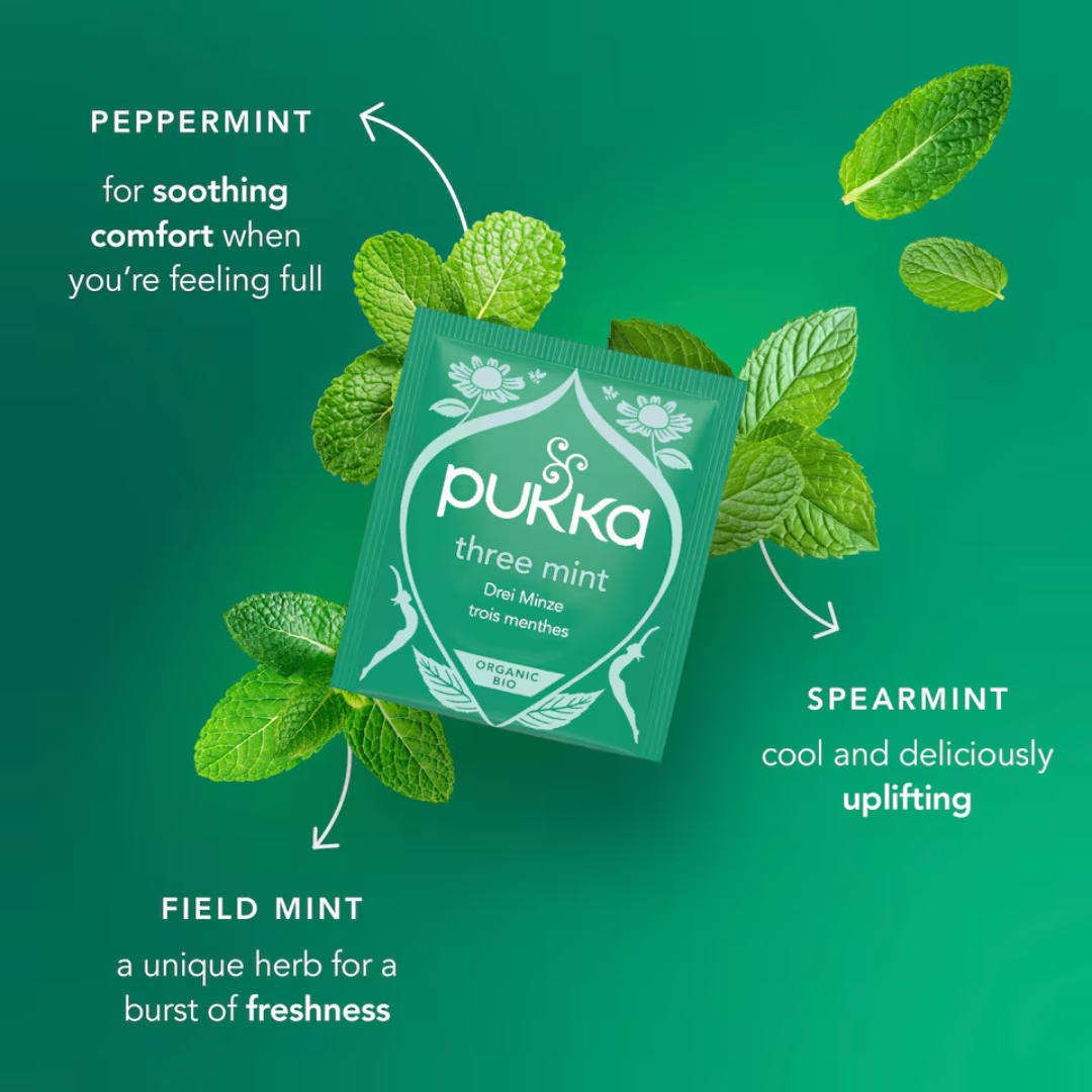 Pukka Herbs Three Mint Tea 4 x 40 Bags