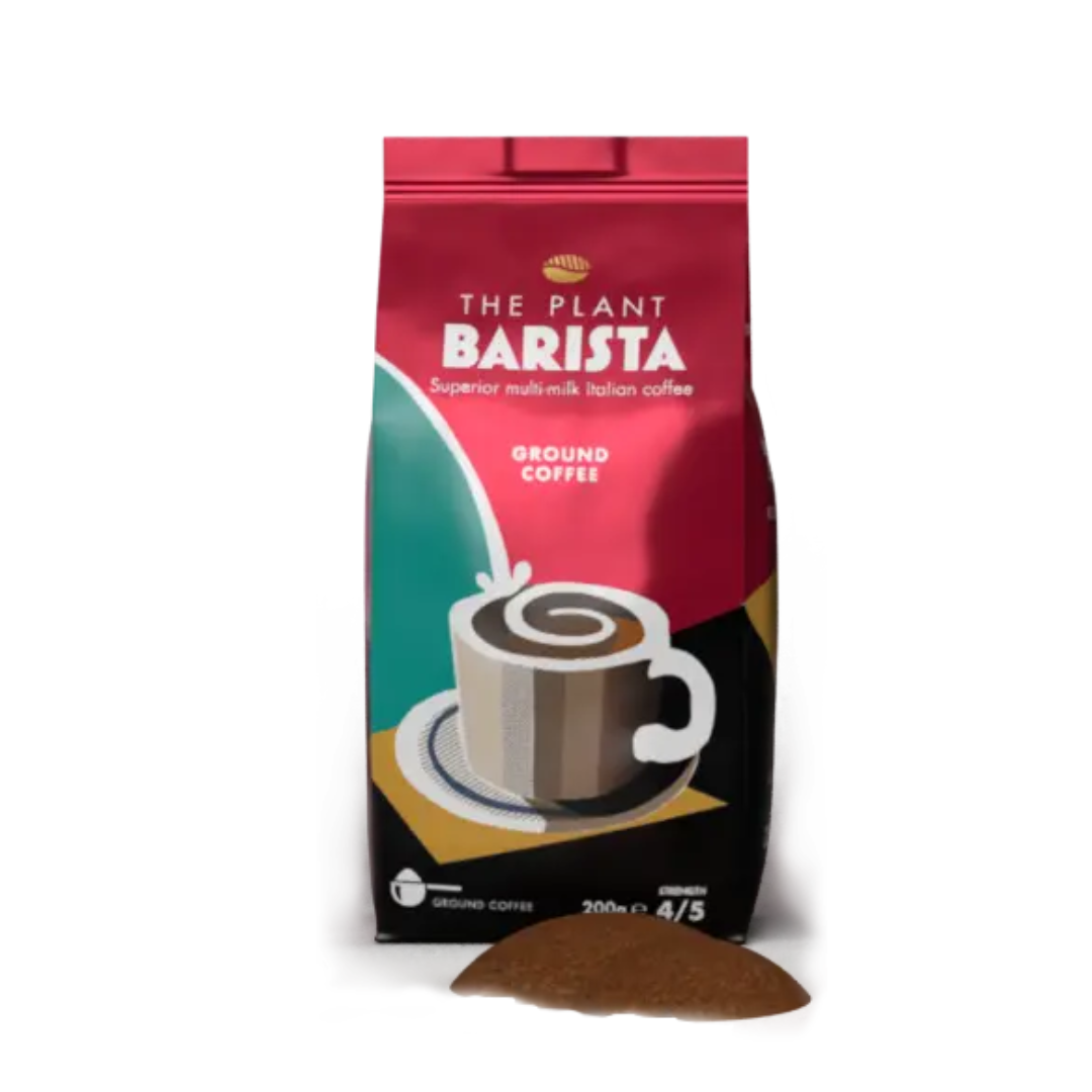The Plant Barista Italian Medium Roast Ground Coffee 10 x 200g