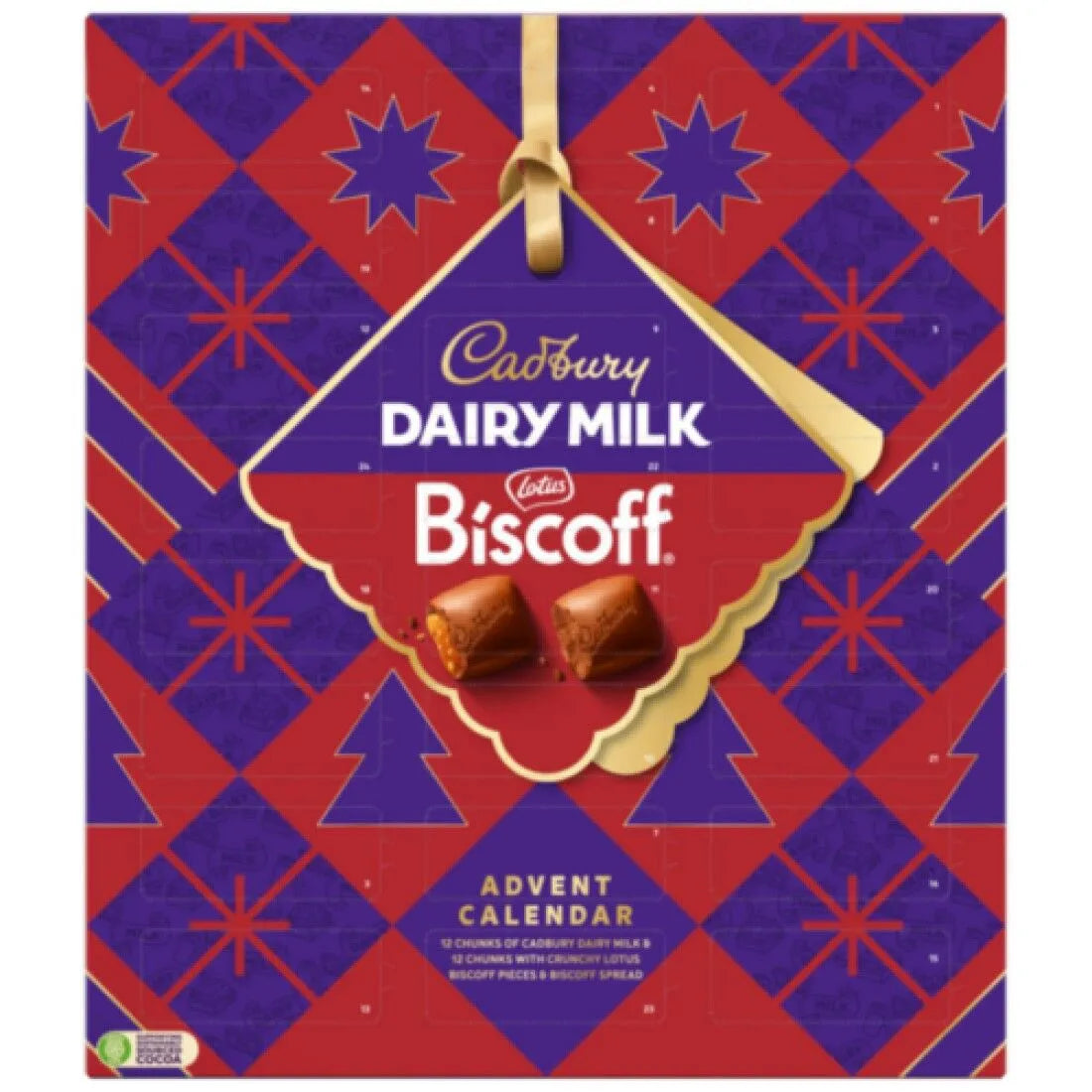 Cadbury Dairy Milk & Biscoff Advent Calendar 6 x 236g