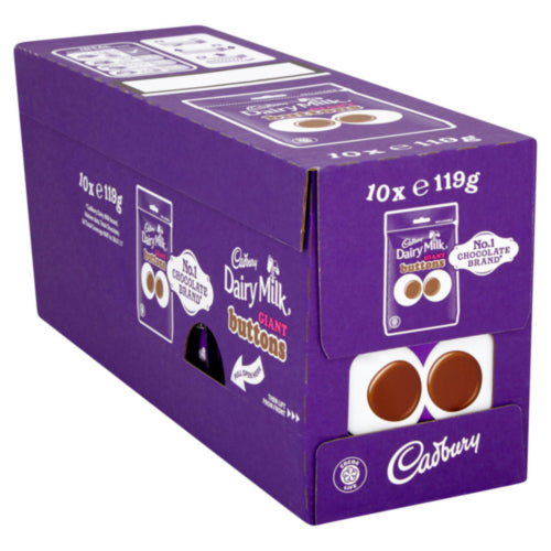 Cadbury Dairy Milk Giant Buttons 10 x 119g