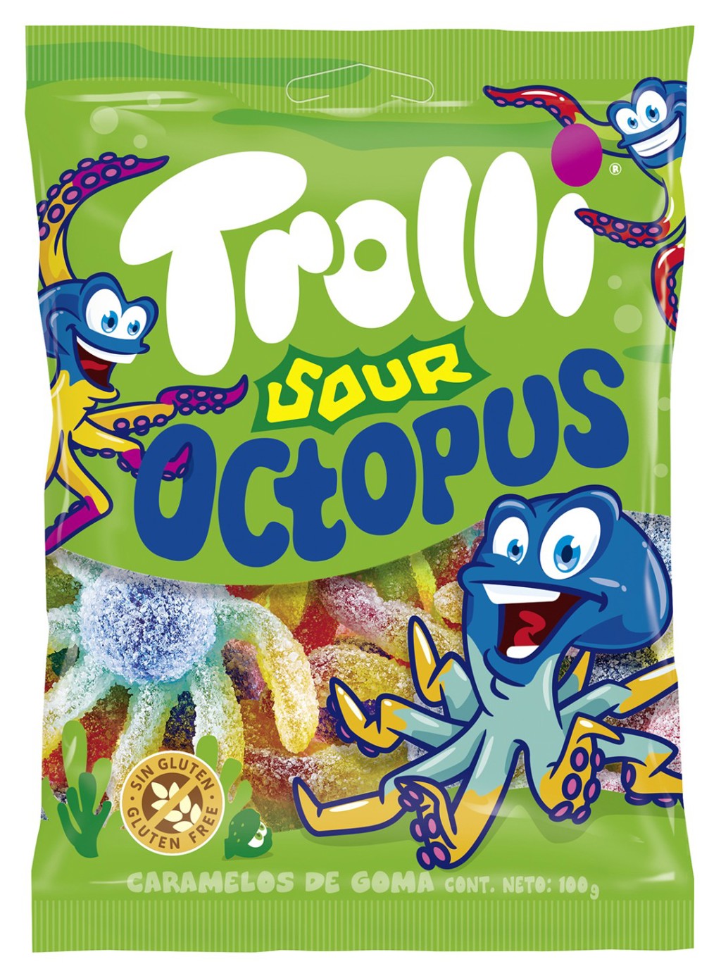 Trolli Sour Octopus 16 x 100g