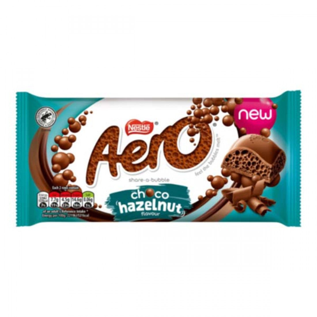 Aero Hazelnut Bar 15 x 90g
