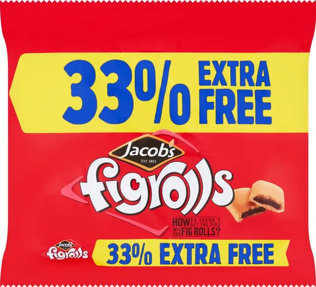 Rouleaux de figues Jacob's 20 x 400 g