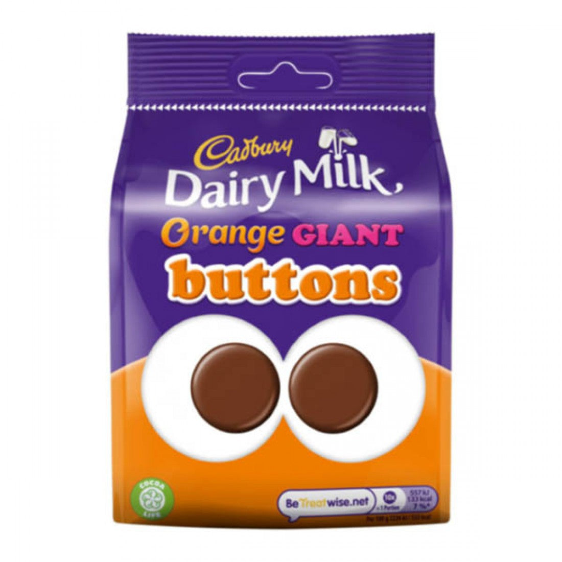 Cadbury Orange Giant Buttons 10 x 110g