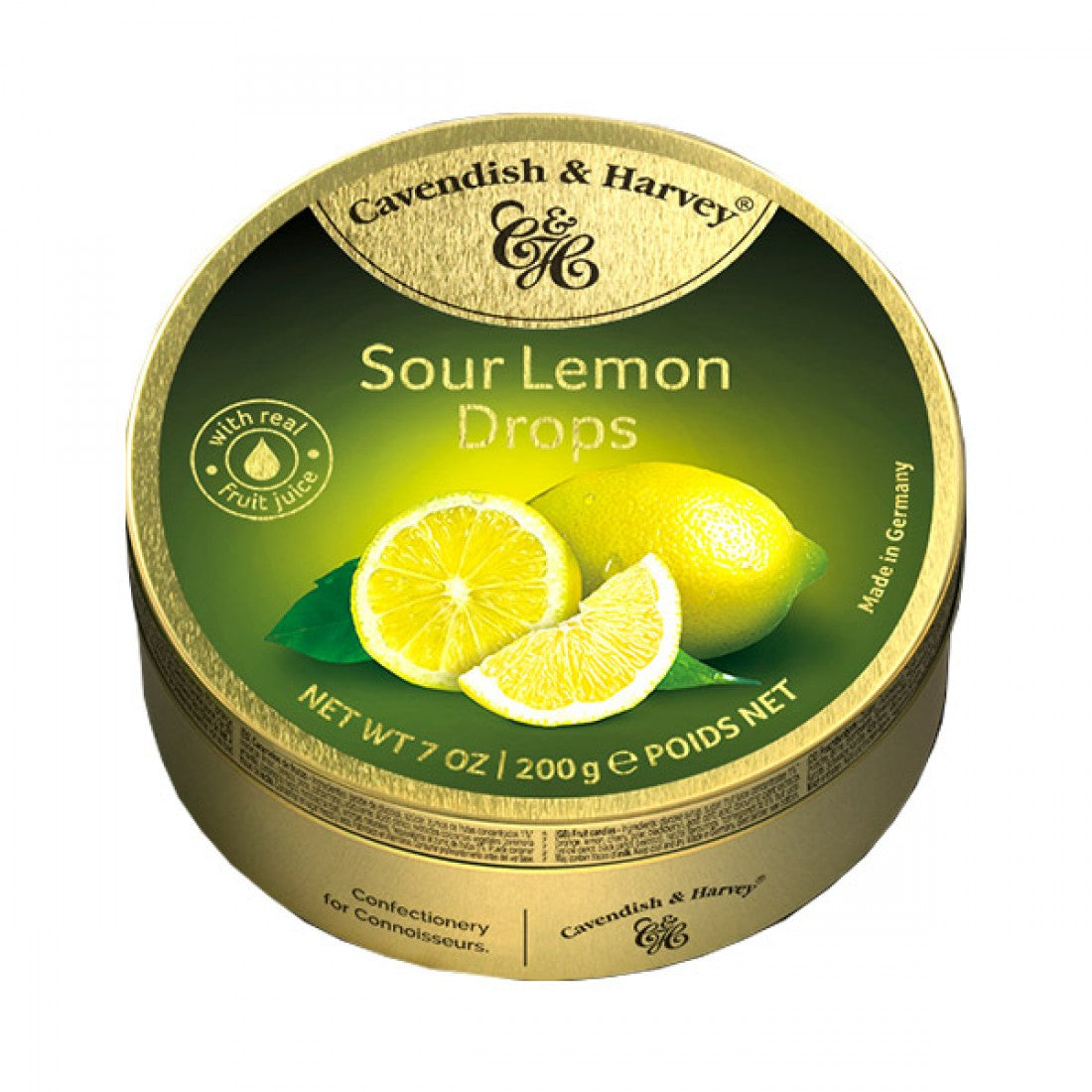 Pastilles acidulées au citron Cavendish &amp; Harvey, 9 x 200 g