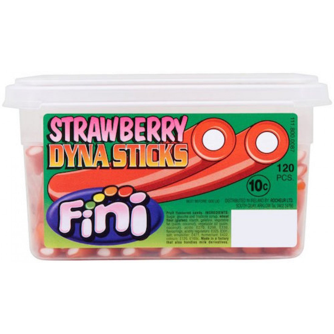Fini Dyna Stix Erdbeer 120 Stück