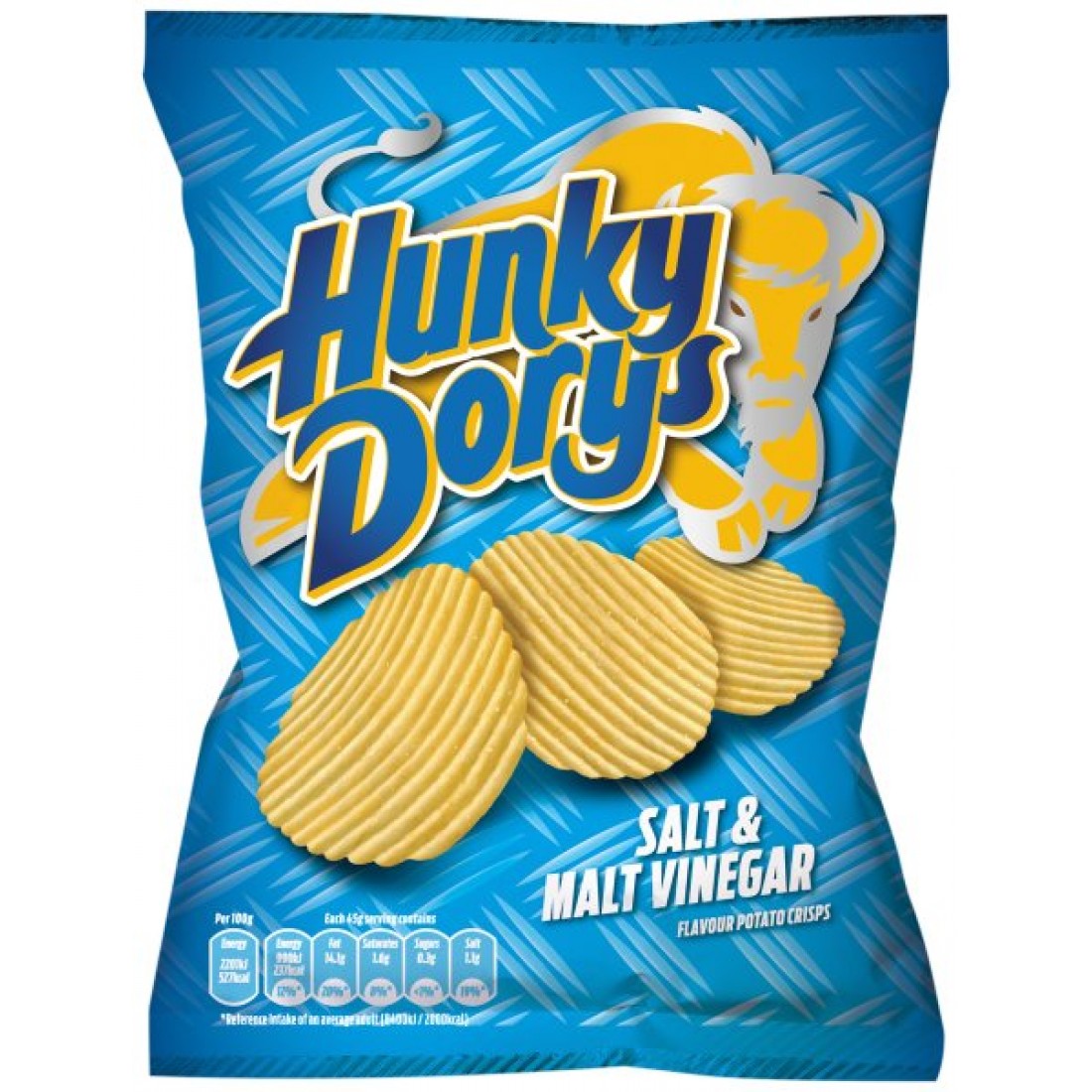 Hunky Dorys Salt & Vinegar 12 x 130g