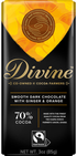 Divine 70% Dark Orange & Ginger Chocolate 15 x 90g