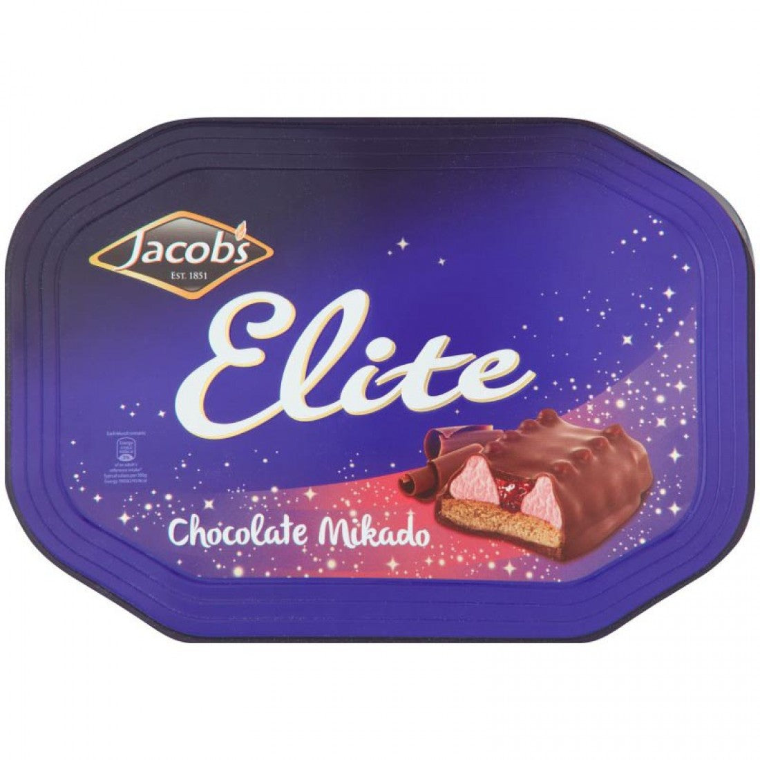 Jacob's Elite Chocolate Mikado Tin 528g