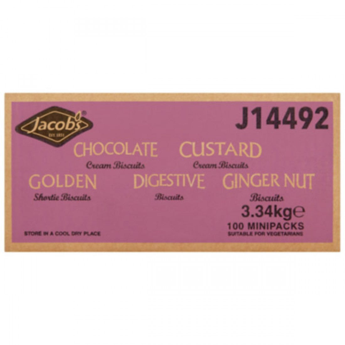 Jacob's Popular Biscuits Assortment 100 Pieces