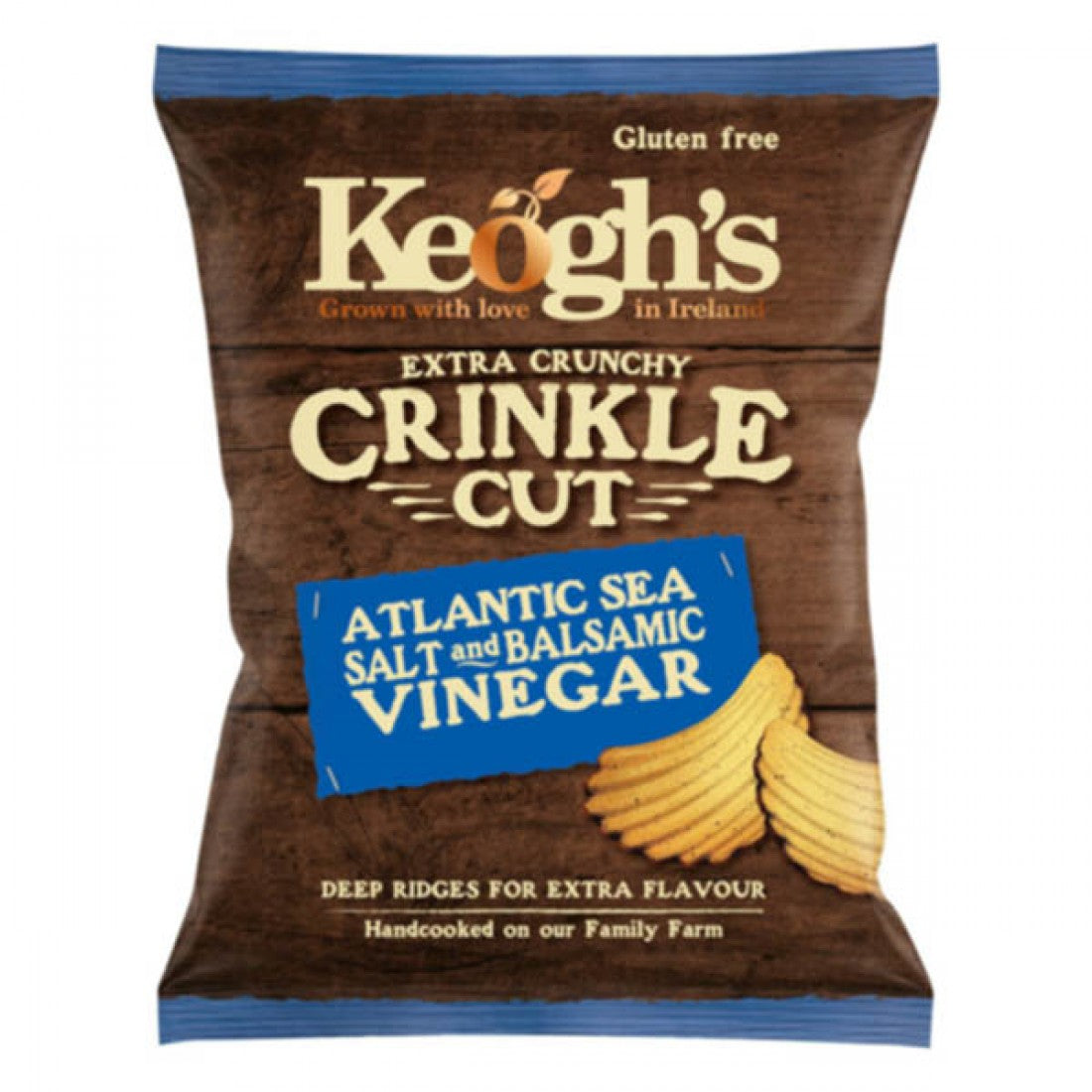 Keogh's Atlantic Sea Salt & Balsamic Vinegar Crinkle Cut 24 x 45g
