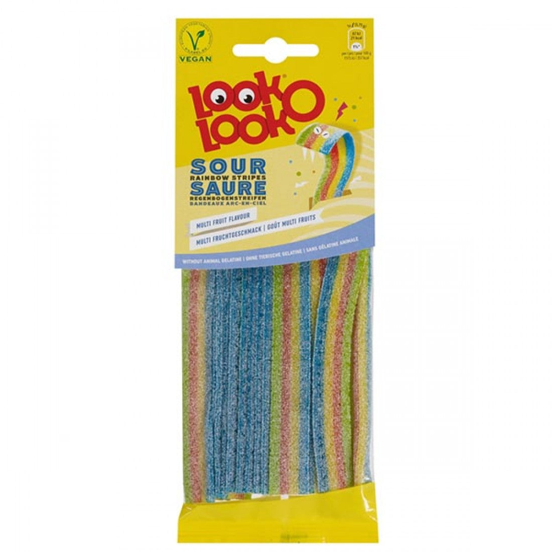 Look O Look Sour Rainbow Stripes 15 x 115g