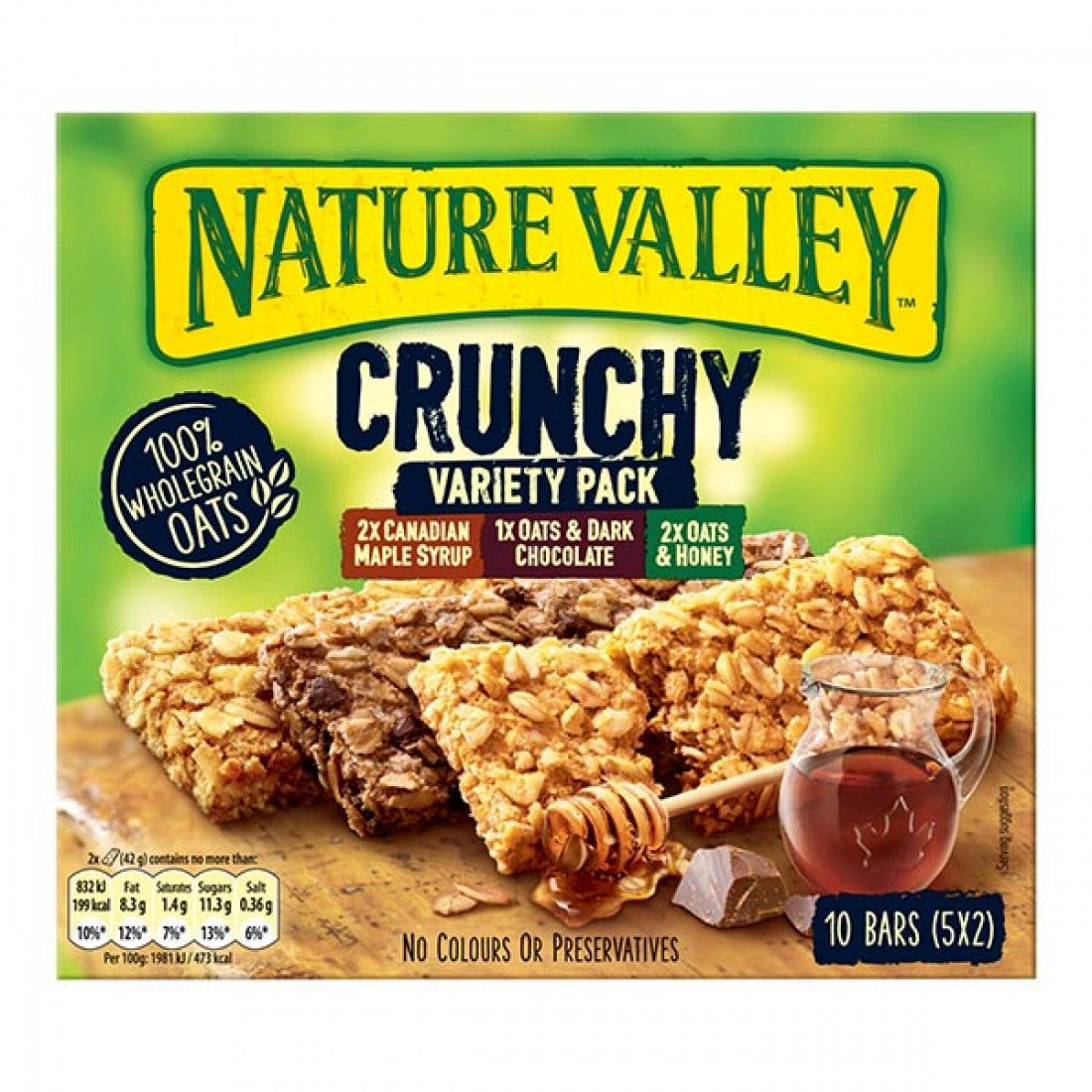 Nature Valley Knusprige Müsliriegel Vielfalt 10er Pack x 5