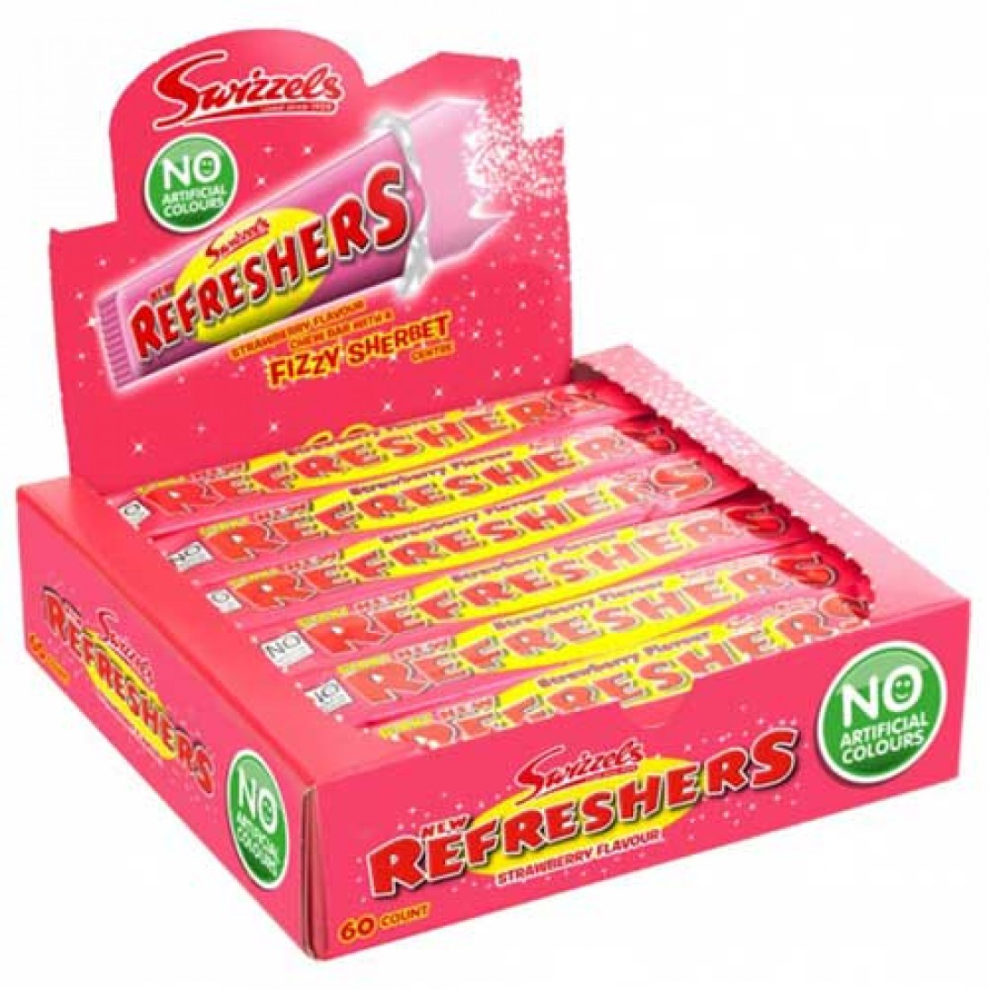Swizzels Strawberry Refresher Bar 60 x 27g