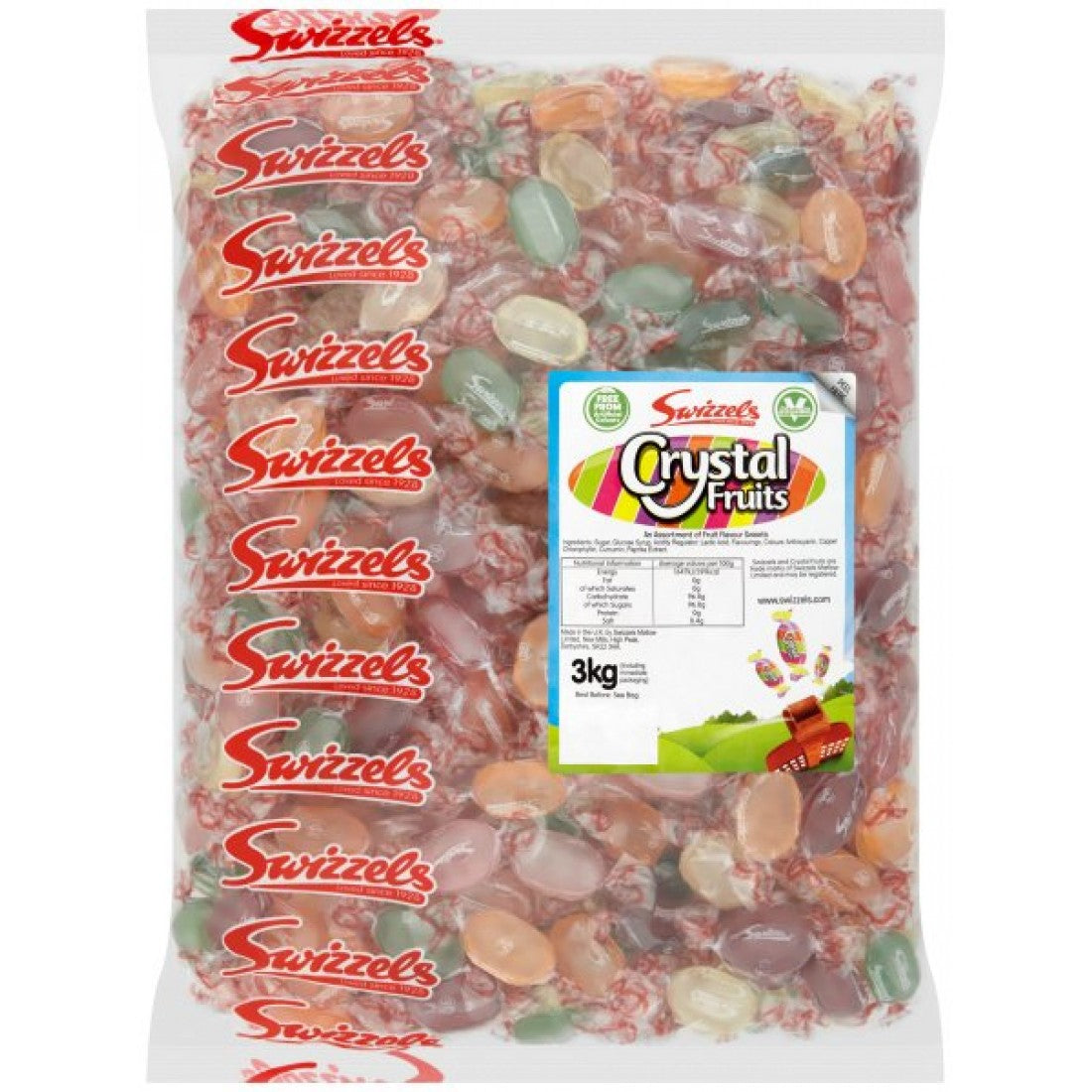 Swizzels Crystal Fruits 3kg Bag