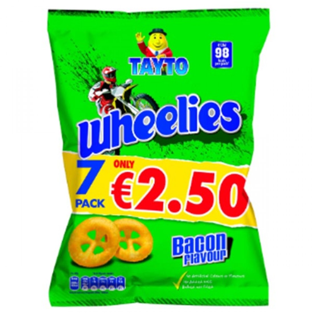 Tayto Wheelies 7 Pack x 12
