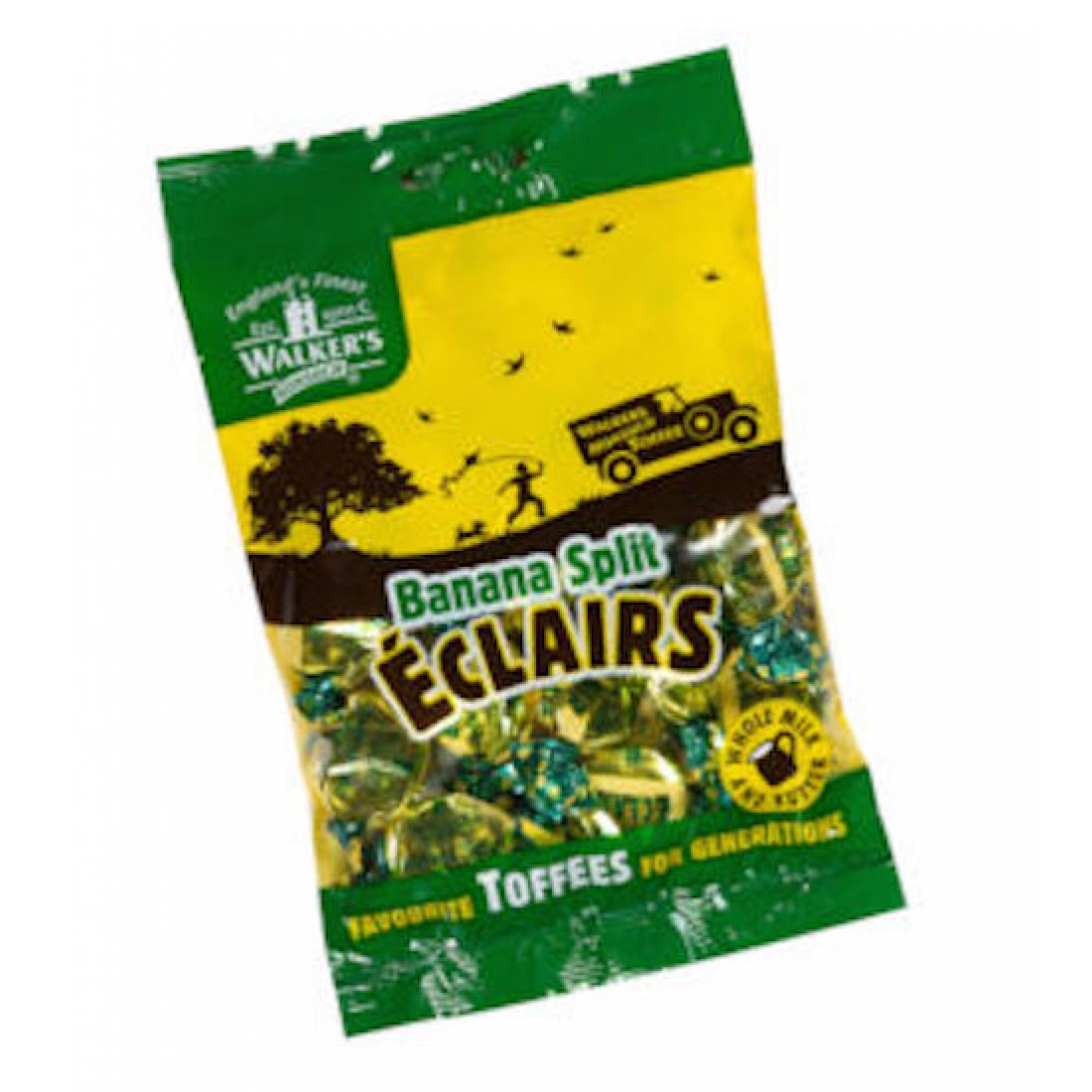 Walkers Banana Eclair Toffees 12 x 150g